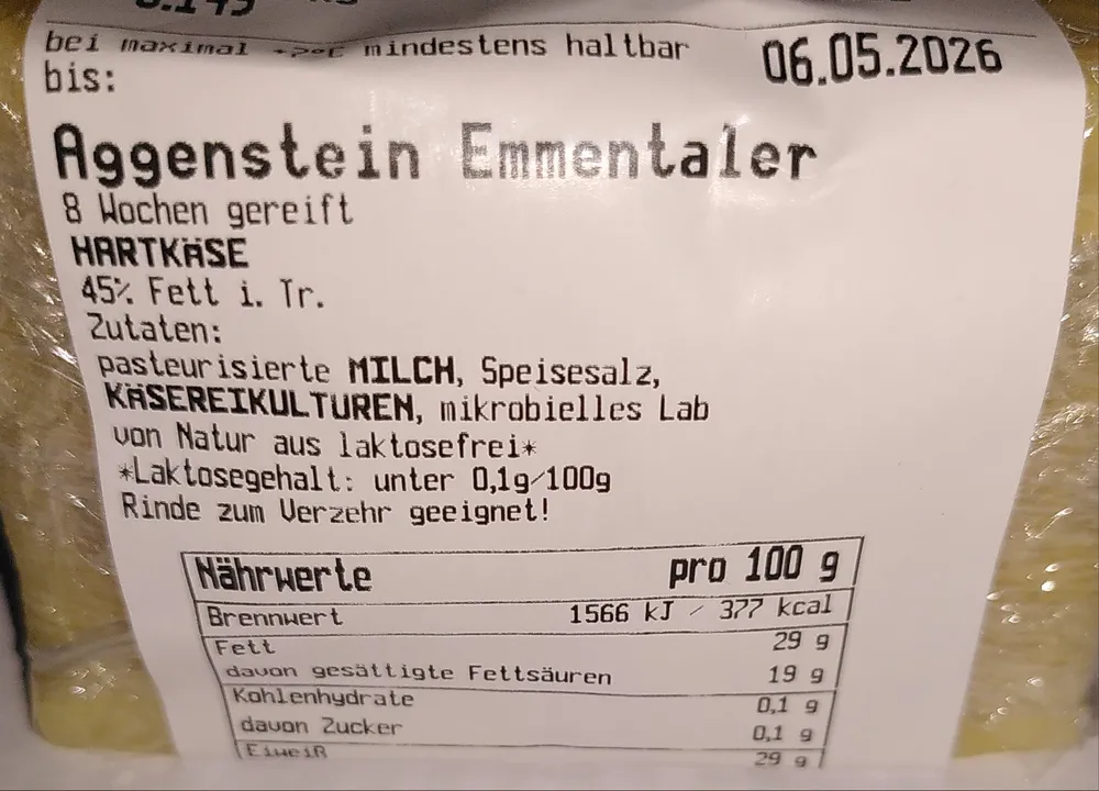 Aggenstein Emmentaler