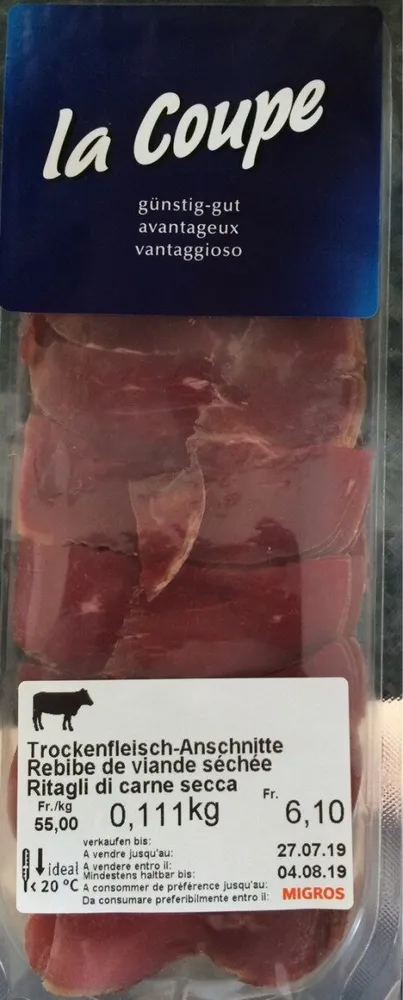 Rebibe viande sechee