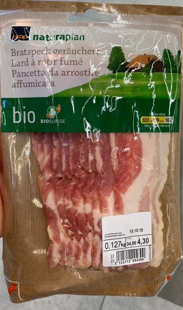 Lard à rôtir fumé
