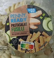 Pastasalat Fusilli mit Zucchini und Hähnchen