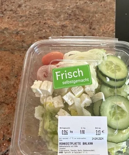 Rohkostplatte Balkan Rewe
