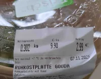 Rohkostplatte Gouda