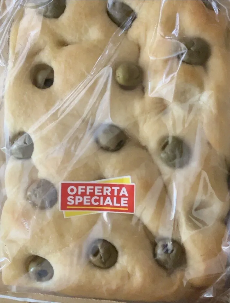 focaccia alle olive verdi