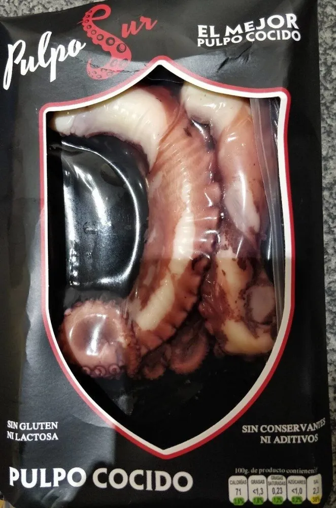 Pulpo cocido