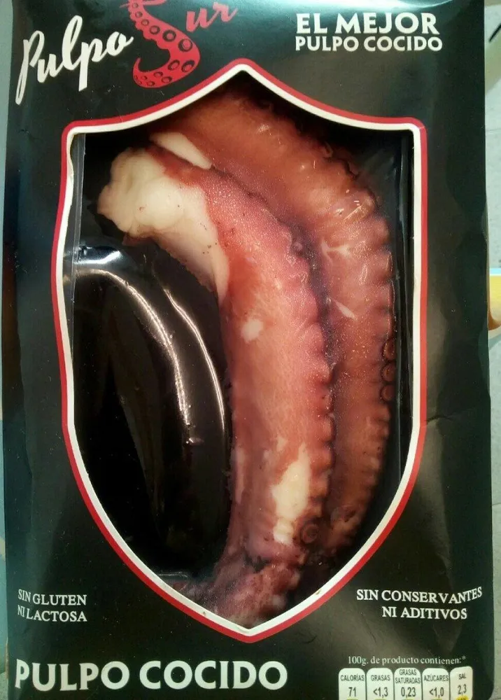 Pulpo cocido