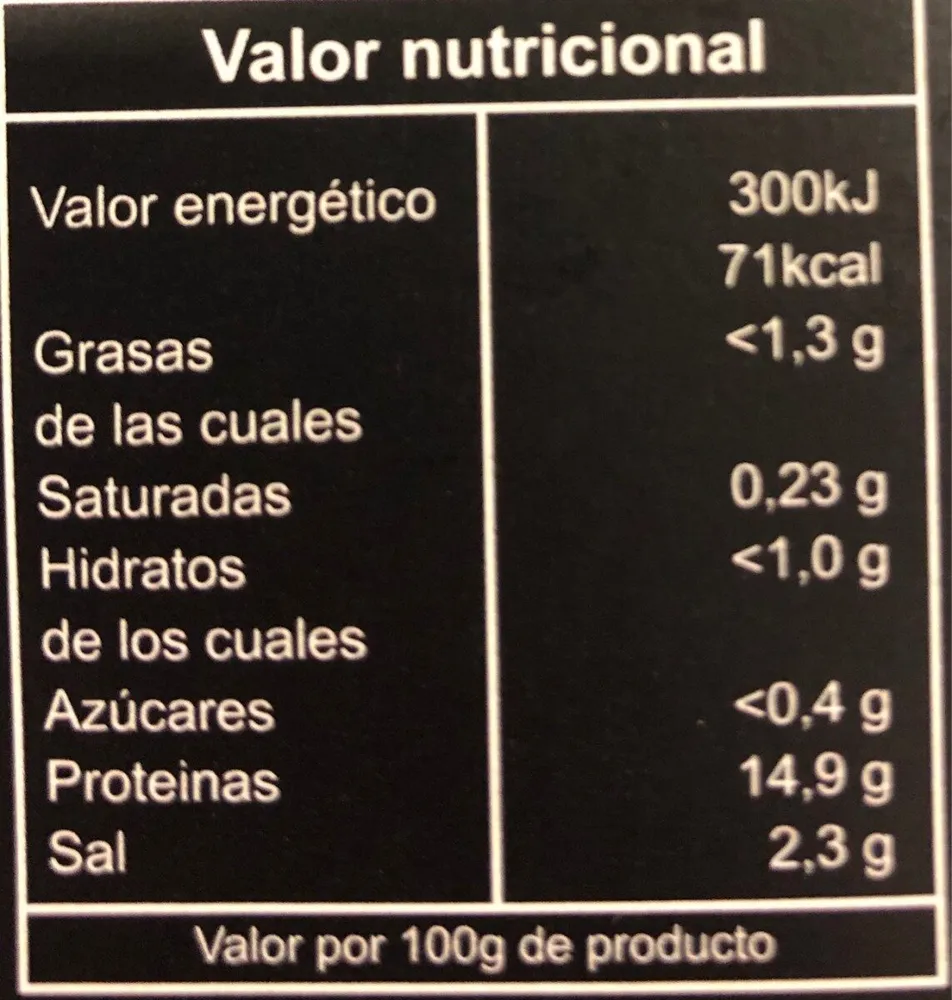 Pulpo cocido
