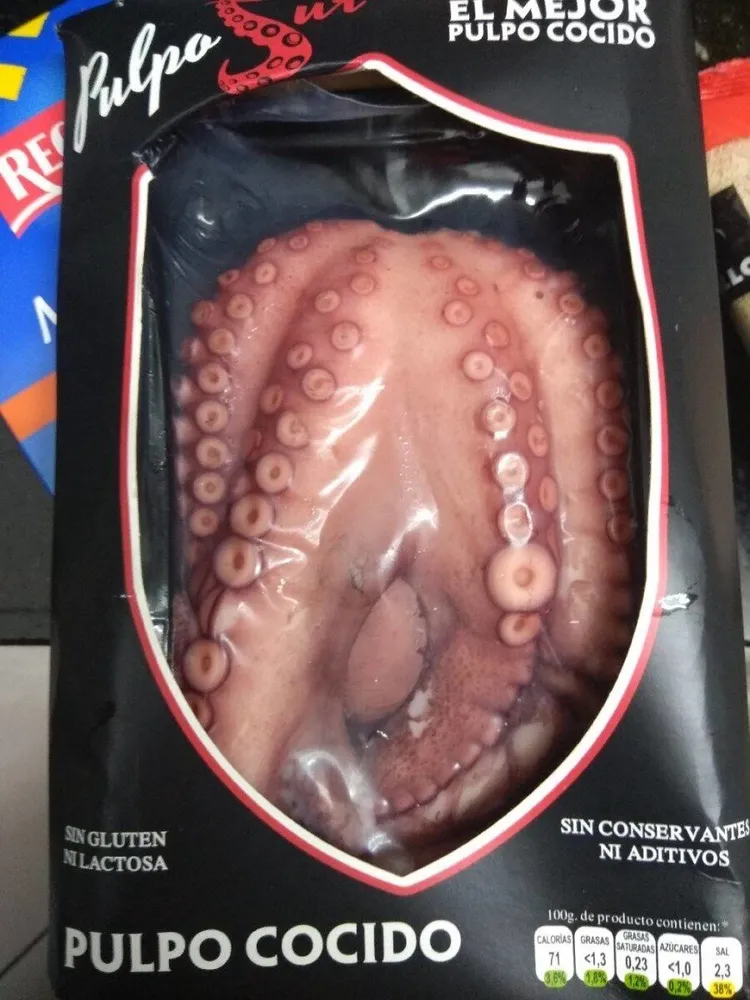 Pulpo cocido