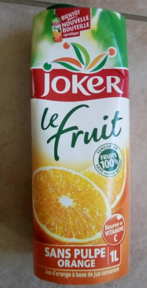 Le fruit sans pulpe orange