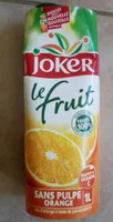 Le fruit sans pulpe orange