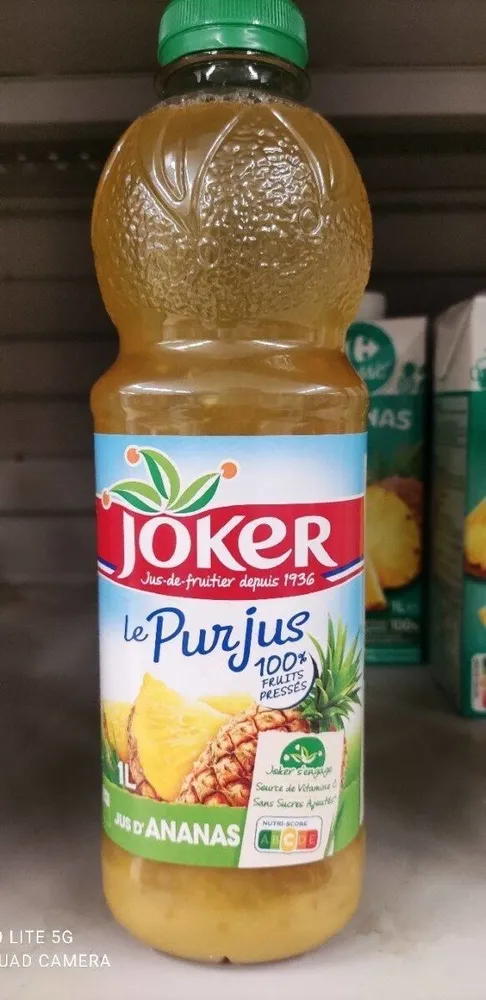 Le pur jus ananas