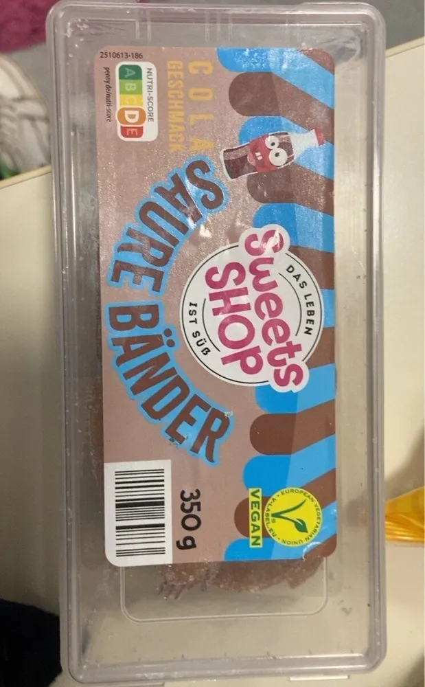 SAURE BÄNDER COLA GESCHMACK
