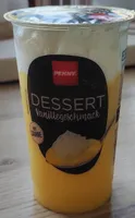 Dessert mit Sahne - Vanillegeschmack