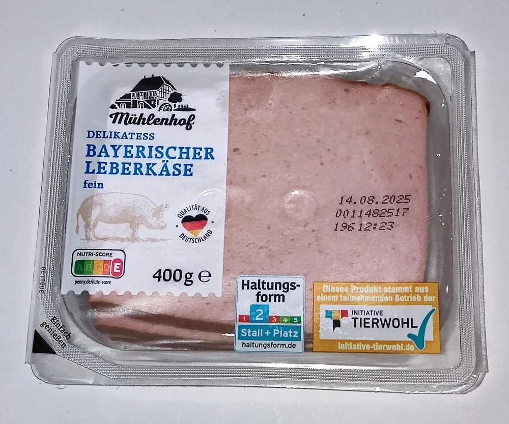 Delikatess bayrischer Leberkäse fein