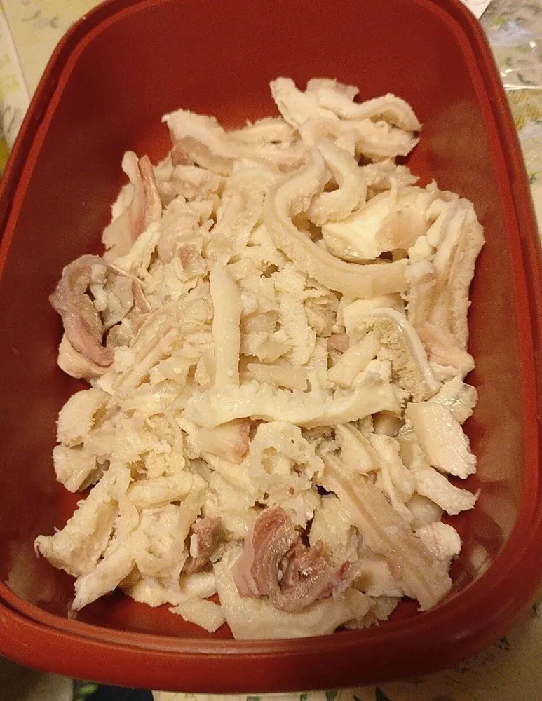 Trippa cotta di bovino adulto