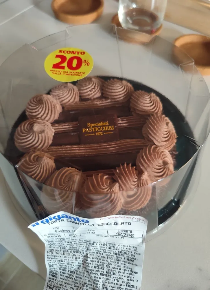 Torta Chantilly Cioccolato