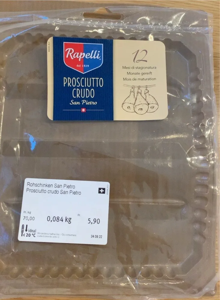 Prosciutto crudo