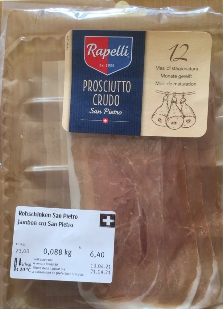 Prosciuto crudo San Pietro