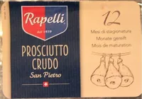 Prosciutto crudo