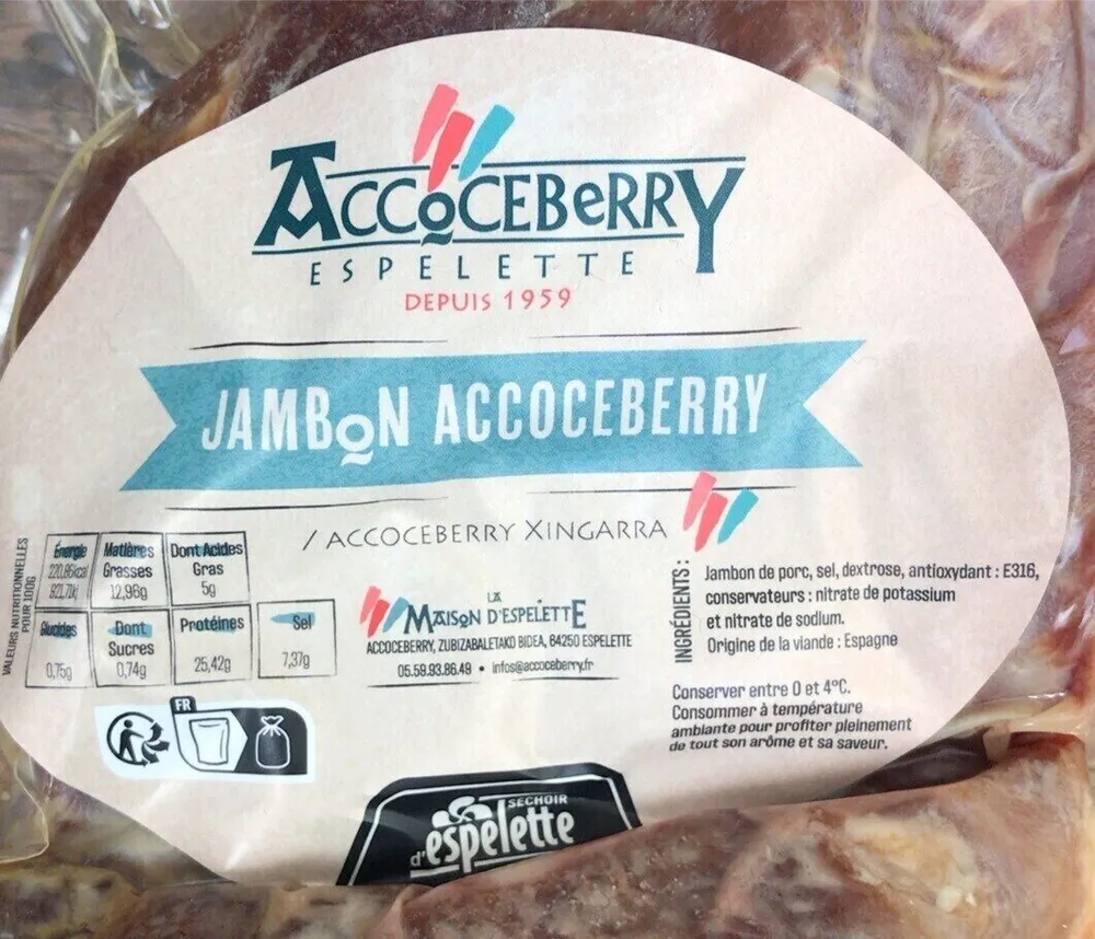 Jambon accoceberry