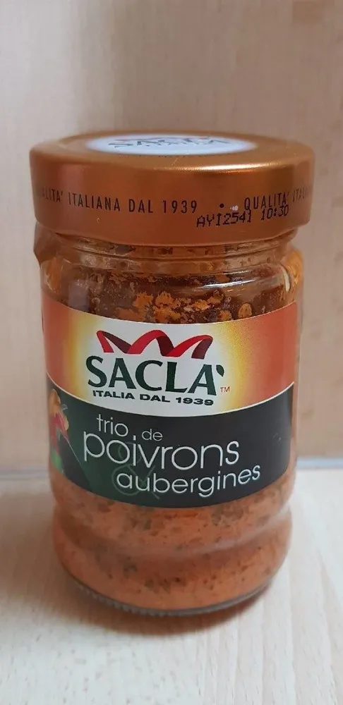 Sauce trio de poivrons aubergines