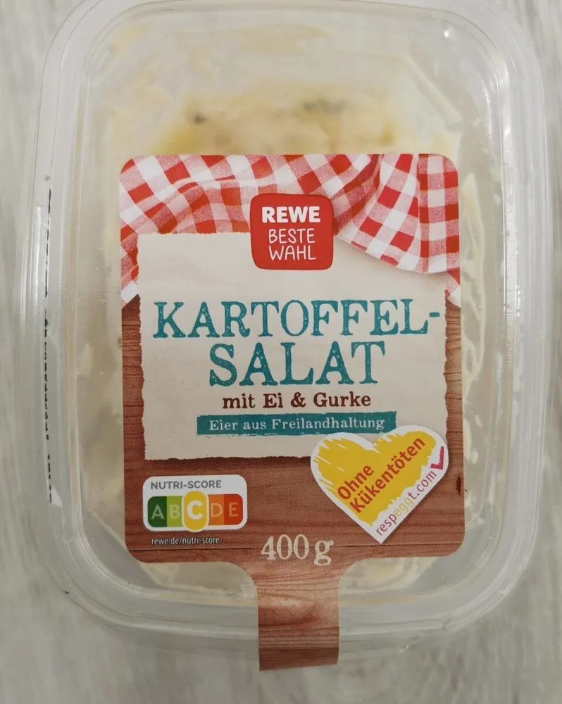 Kartoffelsalat mit Ei & Gurke