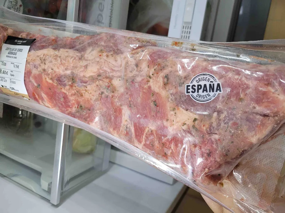 Costillas de cerdo adobadas