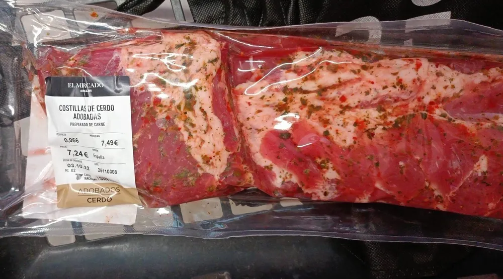 Costillas de cerdo adobadas