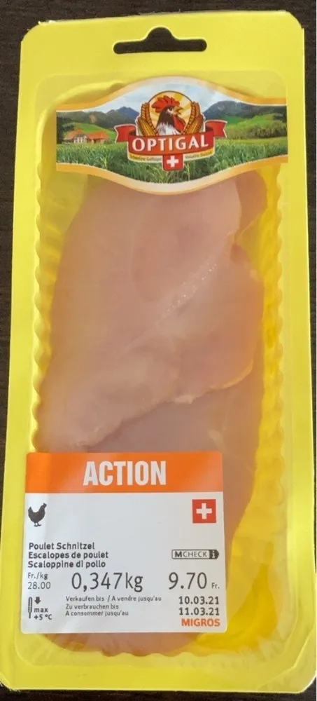 Poulet Schnitzel