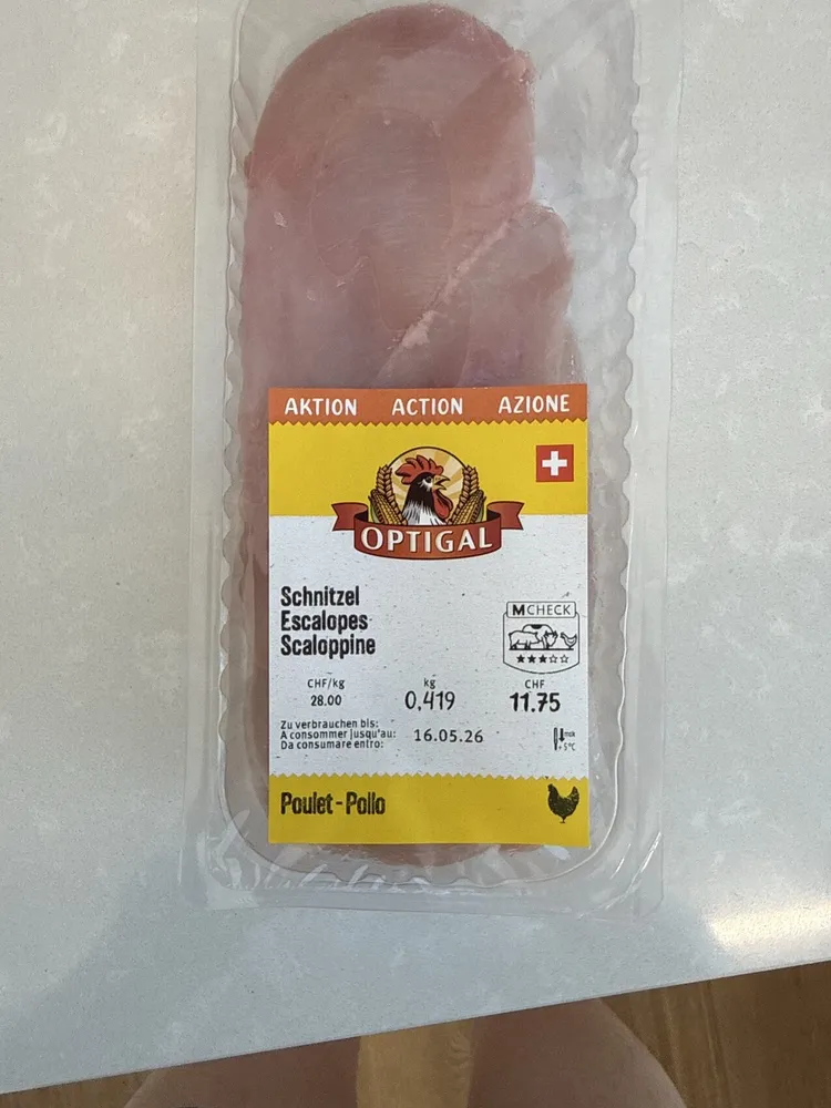 Poulet Schnitzel