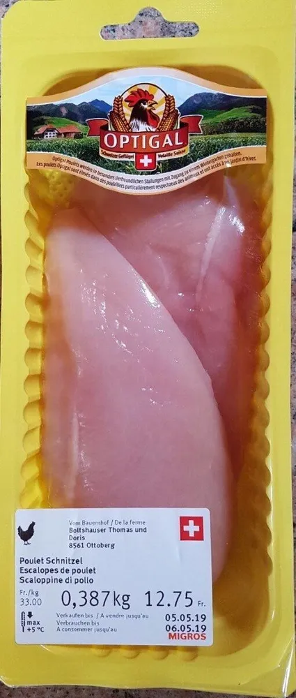 Escalopes de poulet