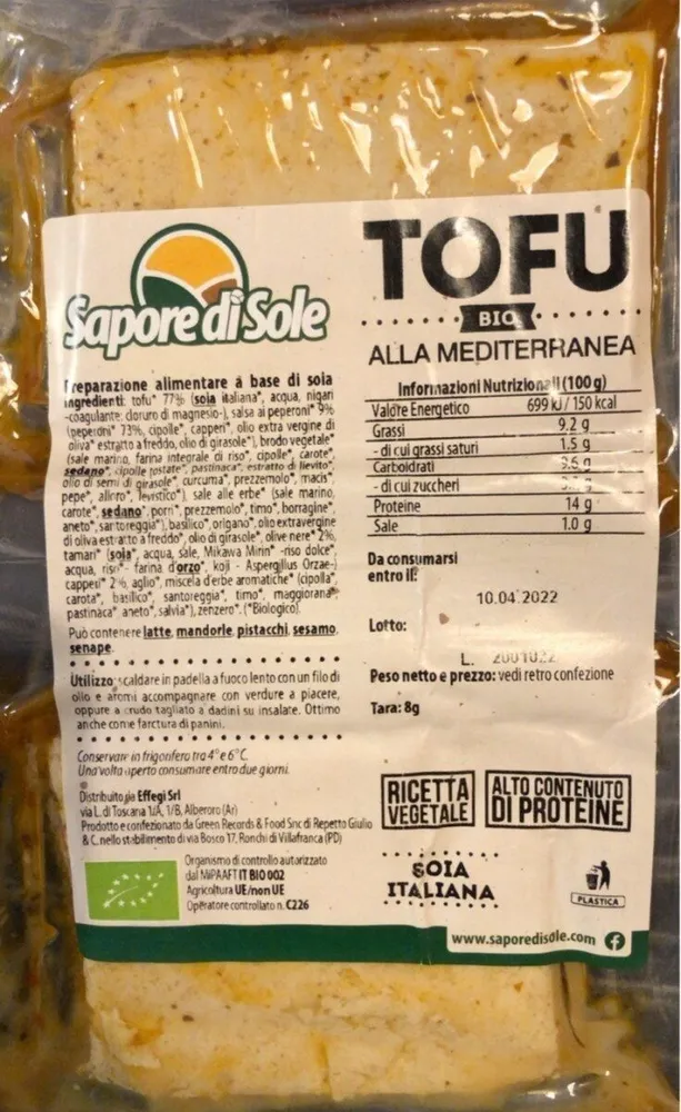Tofu mediterranea