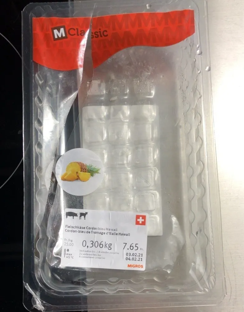 Fleischkäse Cordonbleu Hawai