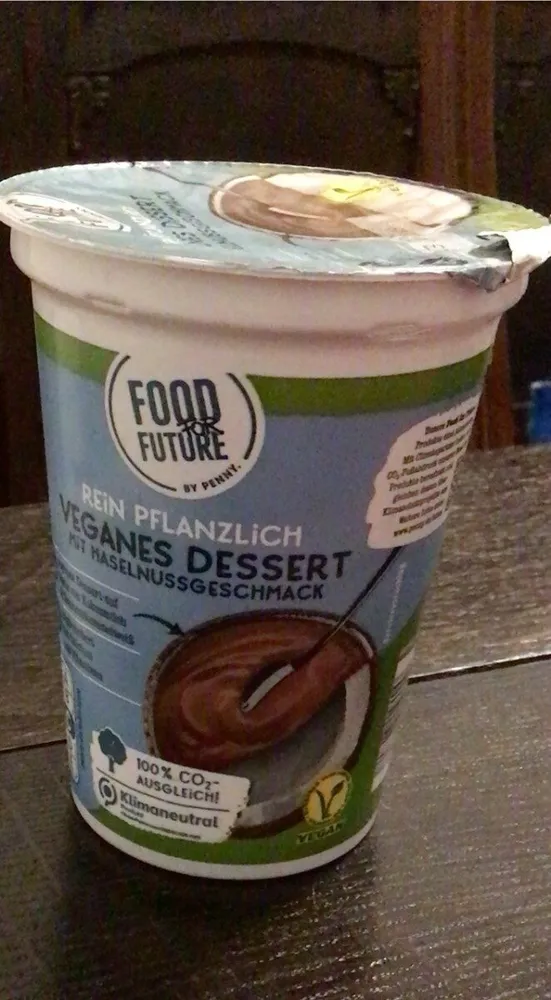 Veganes Dessert Haselnuss