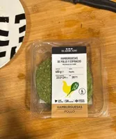 Hamburguesas de pollo y espinacas