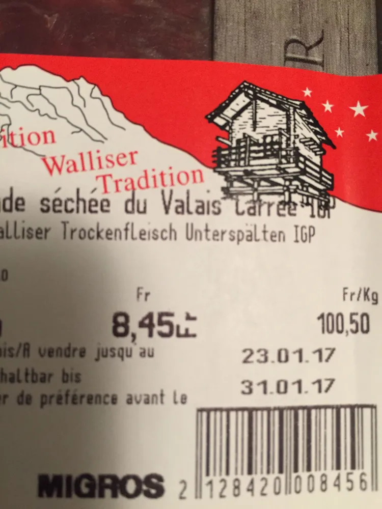 Fleury Viande séchée du Valais