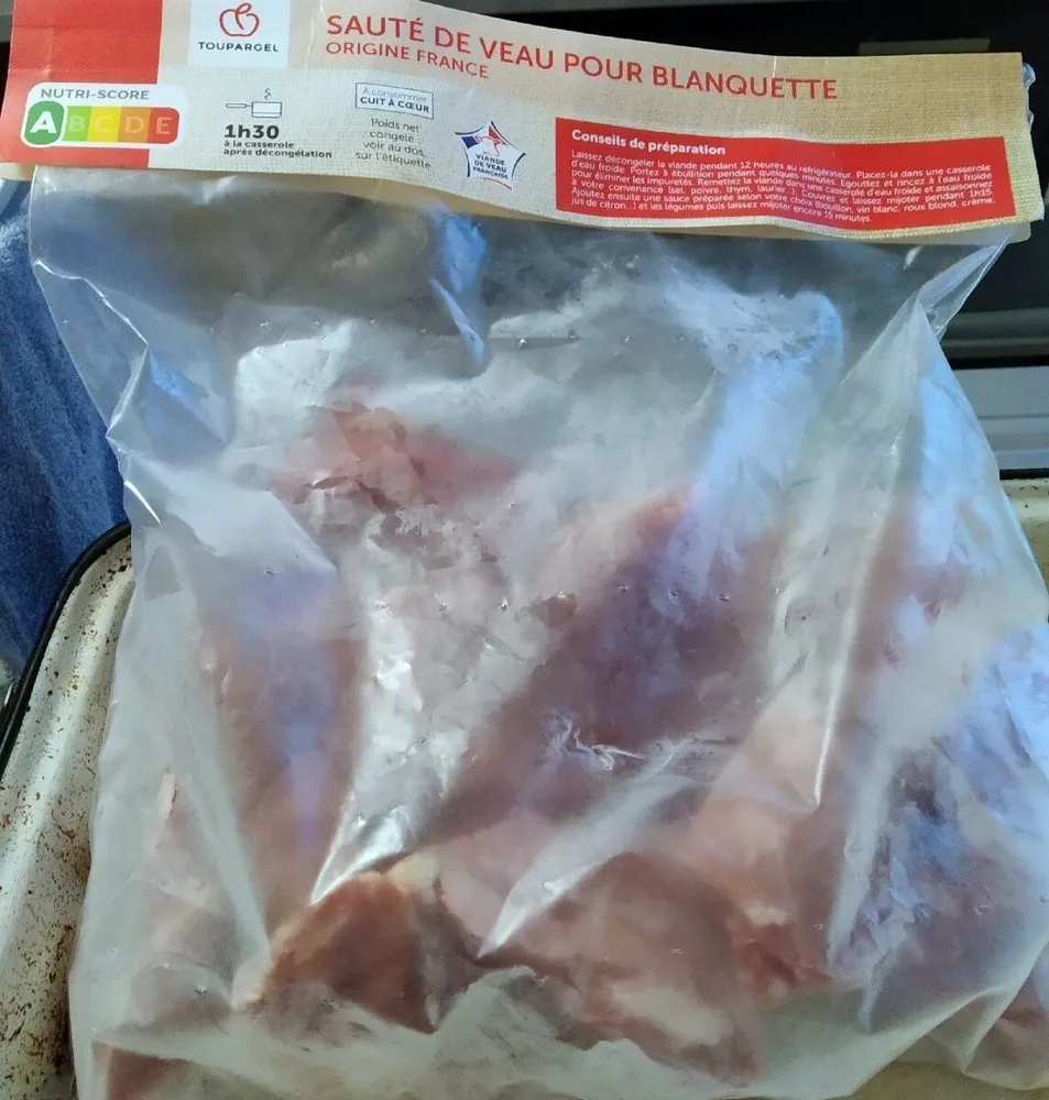 Sauté de veau pour blanquette