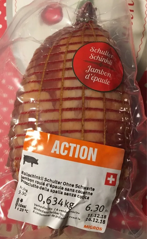 Jambon roulé d'épaule sans couenne