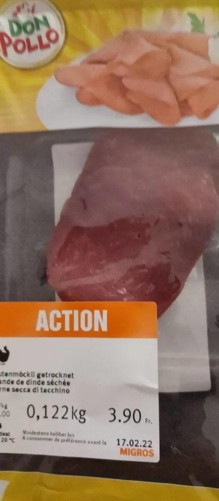 Viande de dinde séchée