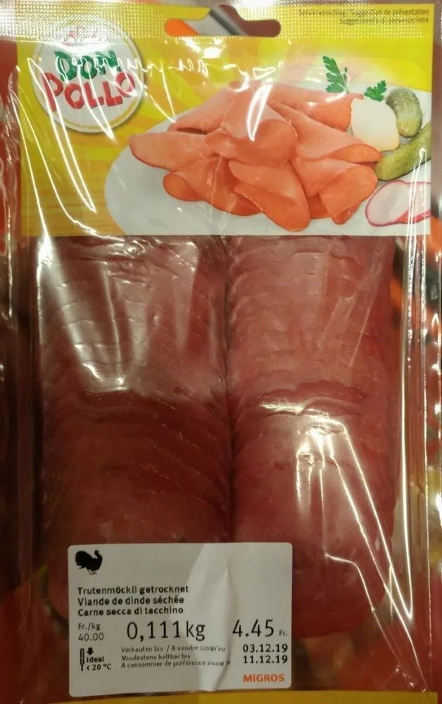 Viande de dinde séchée