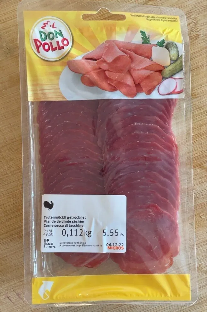 Trutenmöckli getrocknet