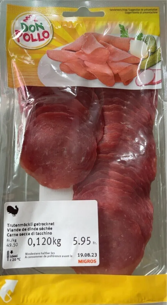 Viande de dinde séchée