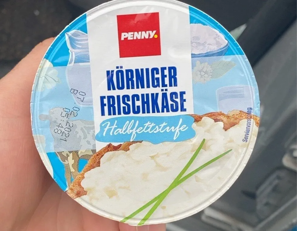 Körniger Frischkäse Halbfettstufe