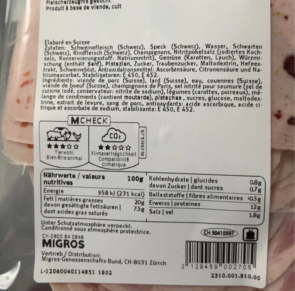 Charcuterie delicatesse