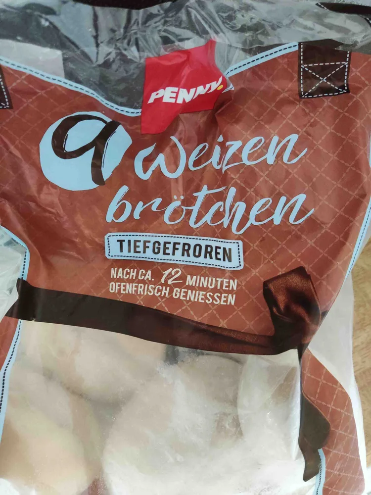 9 Weizenbrötchen tiefgefroren