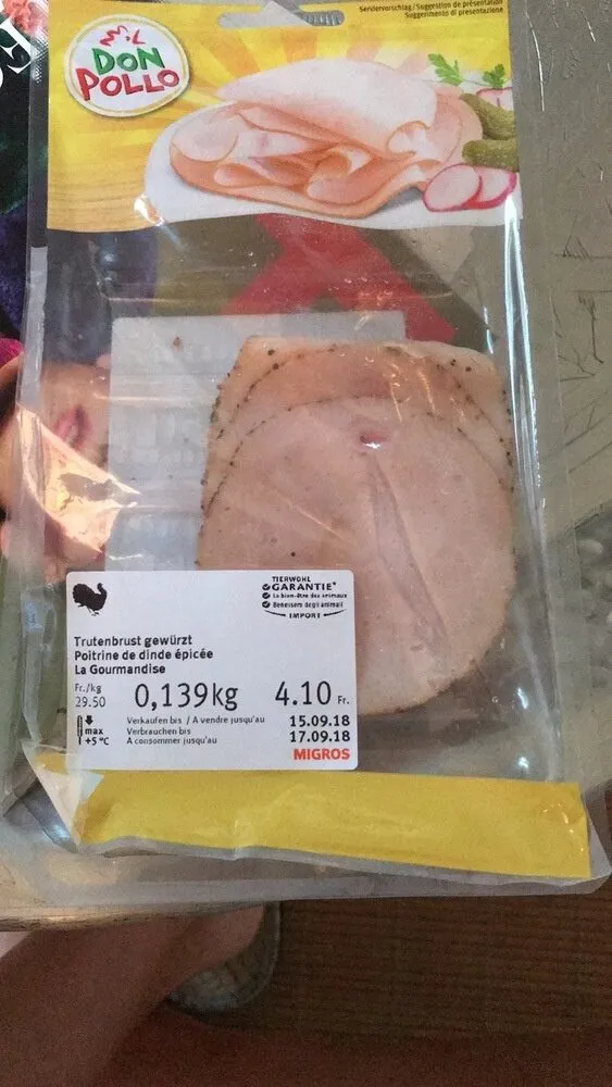 Poitrine de dinde épicée don pollo
