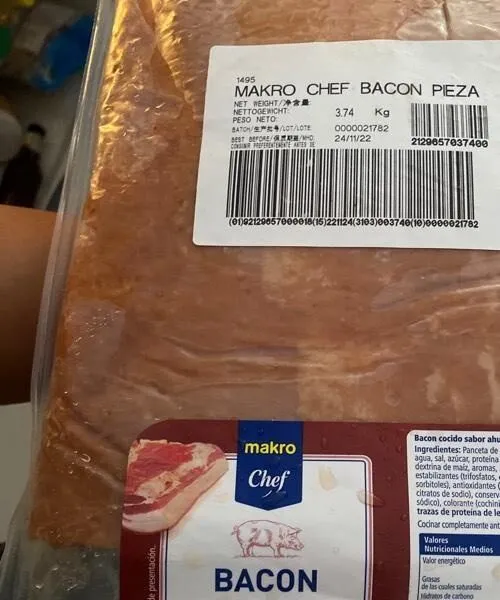 Bacon Cocido Ahumado