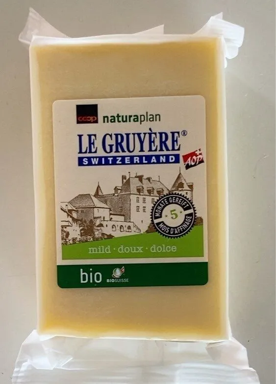 Le Gruyère (doux) Bio Naturaplan