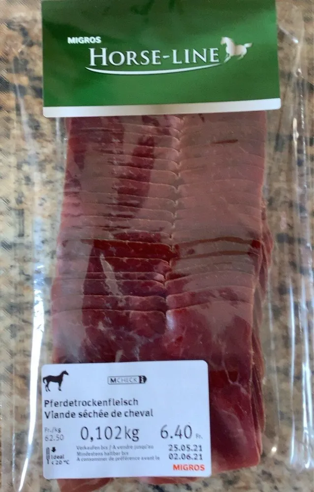 Viande séchée cheval