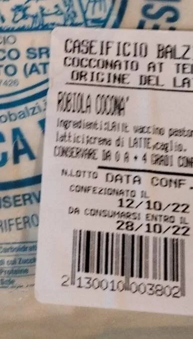 Robiola Cocconato