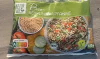 Reis linsen pfanne